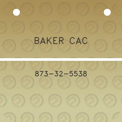 baker-cac-873-32-5538