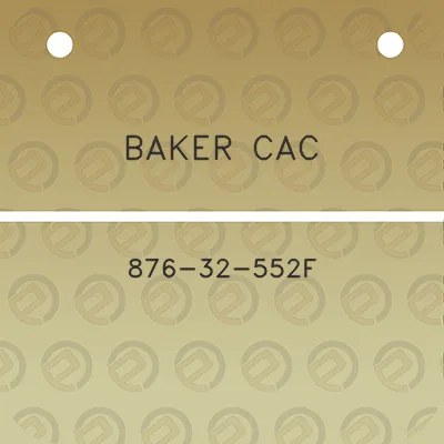 baker-cac-876-32-552f