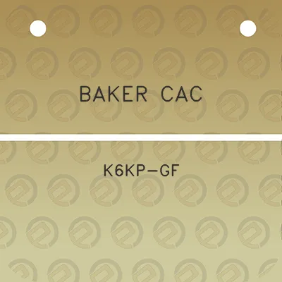 baker-cac-k6kp-gf