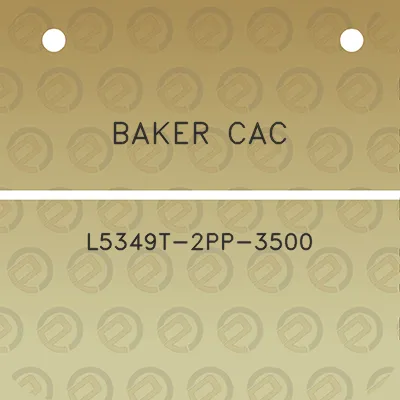 baker-cac-l5349t-2pp-3500