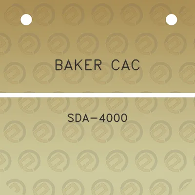 baker-cac-sda-4000