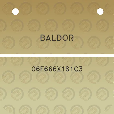 baldor-06f666x181c3