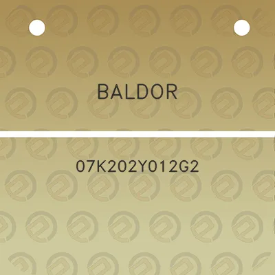 baldor-07k202y012g2