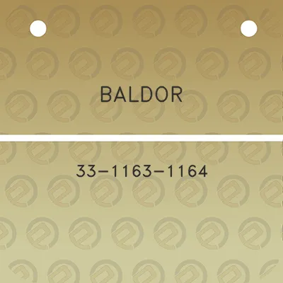 baldor-33-1163-1164