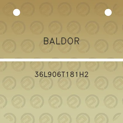 baldor-36l906t181h2