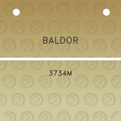 baldor-3734m