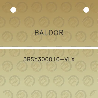 baldor-3bsy300010-vlx