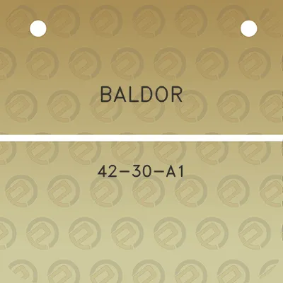 baldor-42-30-a1