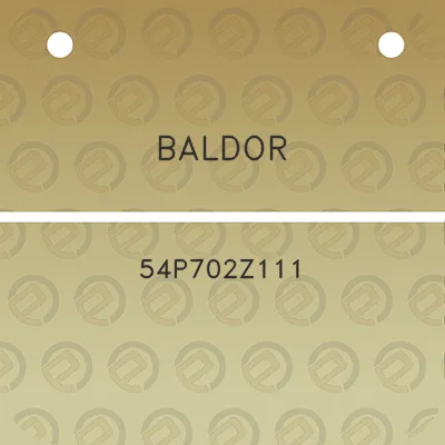 baldor-54p702z111