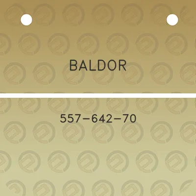 baldor-557-642-70