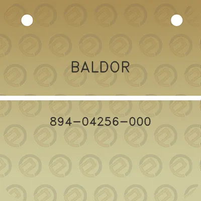 baldor-894-04256-000