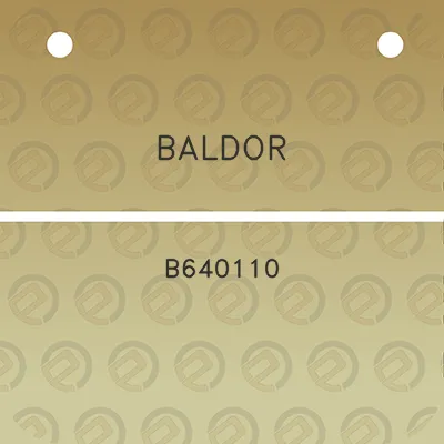 baldor-b640110