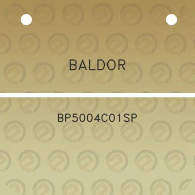 baldor-bp5004c01sp