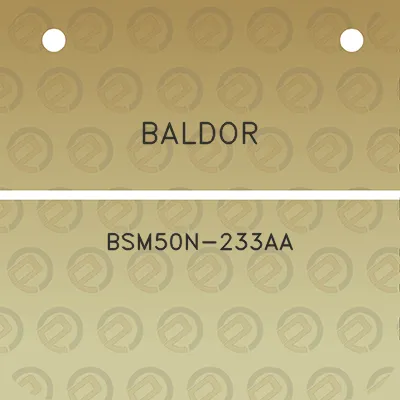 baldor-bsm50n-233aa