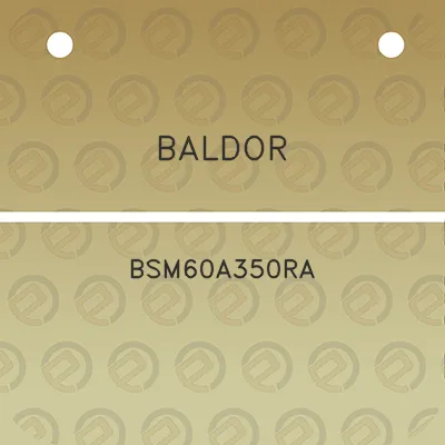 baldor-bsm60a350ra