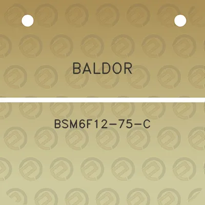 baldor-bsm6f12-75-c