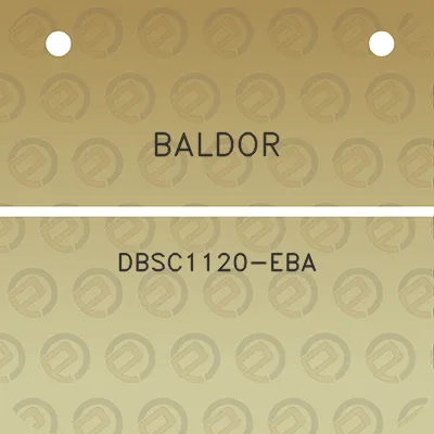 baldor-dbsc1120-eba