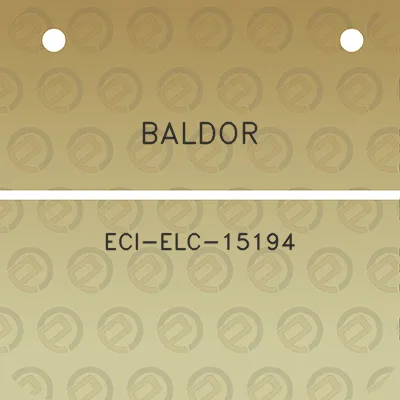 baldor-eci-elc-15194