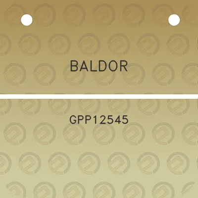 baldor-gpp12545