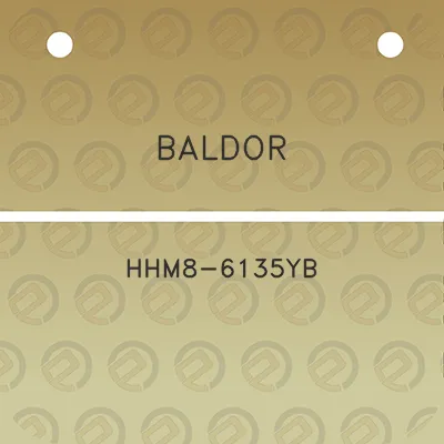 baldor-hhm8-6135yb