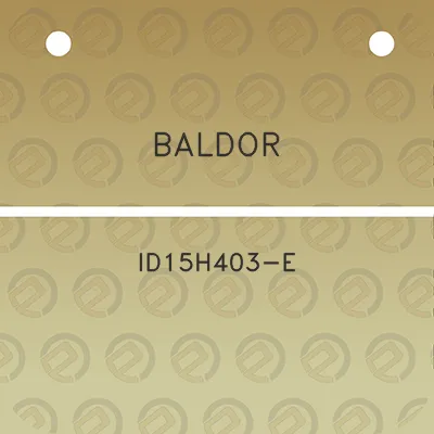 baldor-id15h403-e