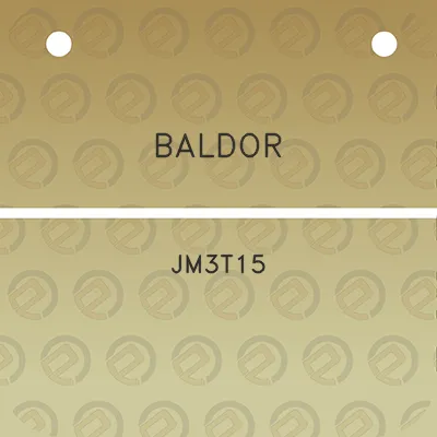 baldor-jm3t15