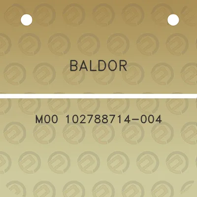 baldor-m00-102788714-004