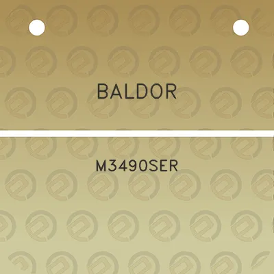 baldor-m3490ser