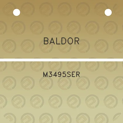 baldor-m3495ser