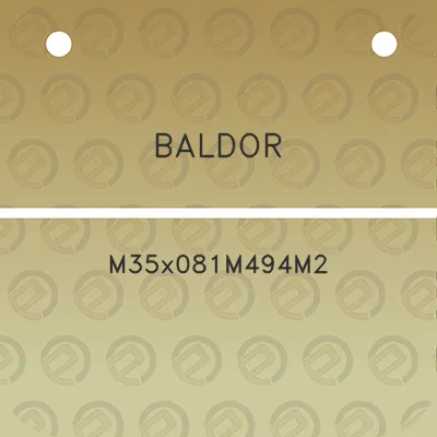 baldor-m35x081m494m2