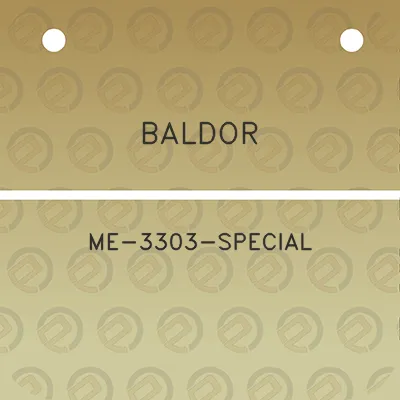 baldor-me-3303-special