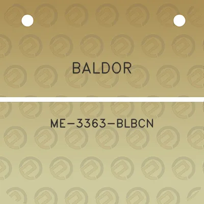 baldor-me-3363-blbcn