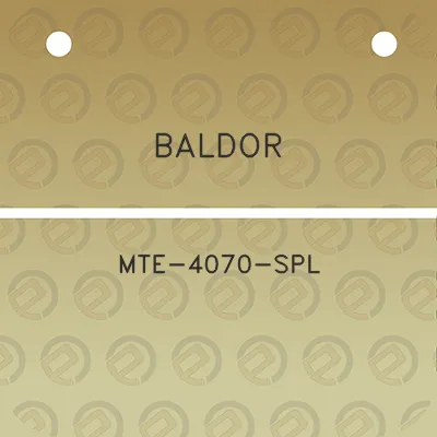 baldor-mte-4070-spl