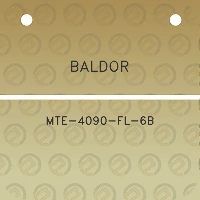 baldor-mte-4090-fl-6b