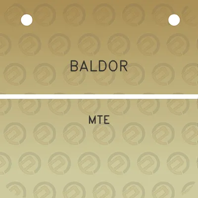 baldor-mte