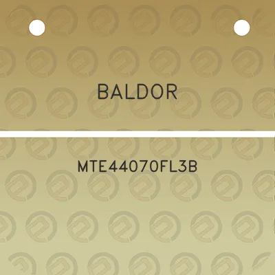 baldor-mte44070fl3b