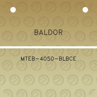 baldor-mteb-4050-blbce