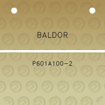 baldor-p601a100-2