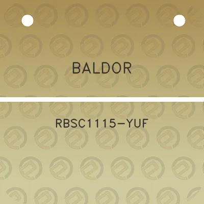 baldor-rbsc1115-yuf