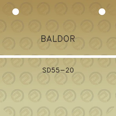 baldor-sd55-20