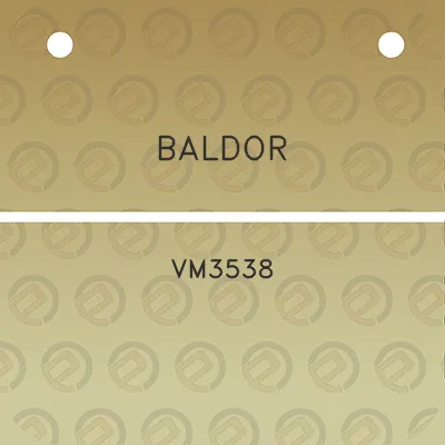 baldor-vm3538