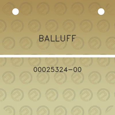 balluff-00025324-00