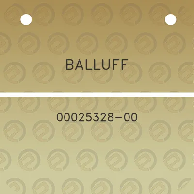 balluff-00025328-00