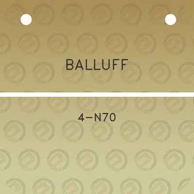 balluff-4-n70