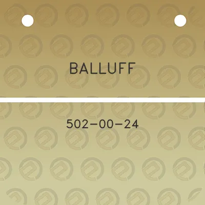 balluff-502-00-24