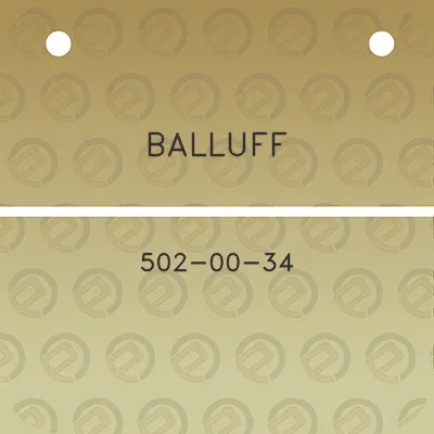 balluff-502-00-34