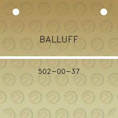 balluff-502-00-37