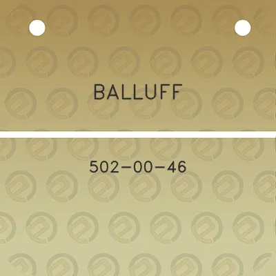 balluff-502-00-46