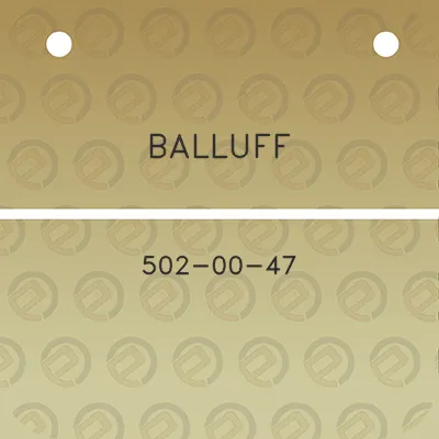 balluff-502-00-47