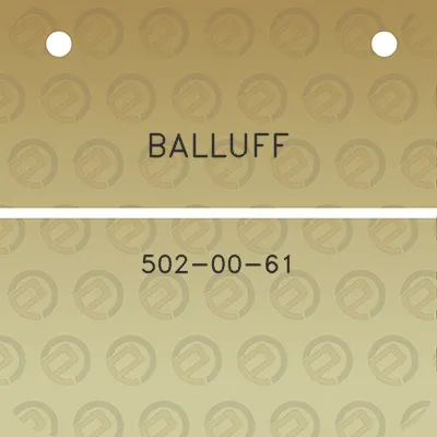 balluff-502-00-61